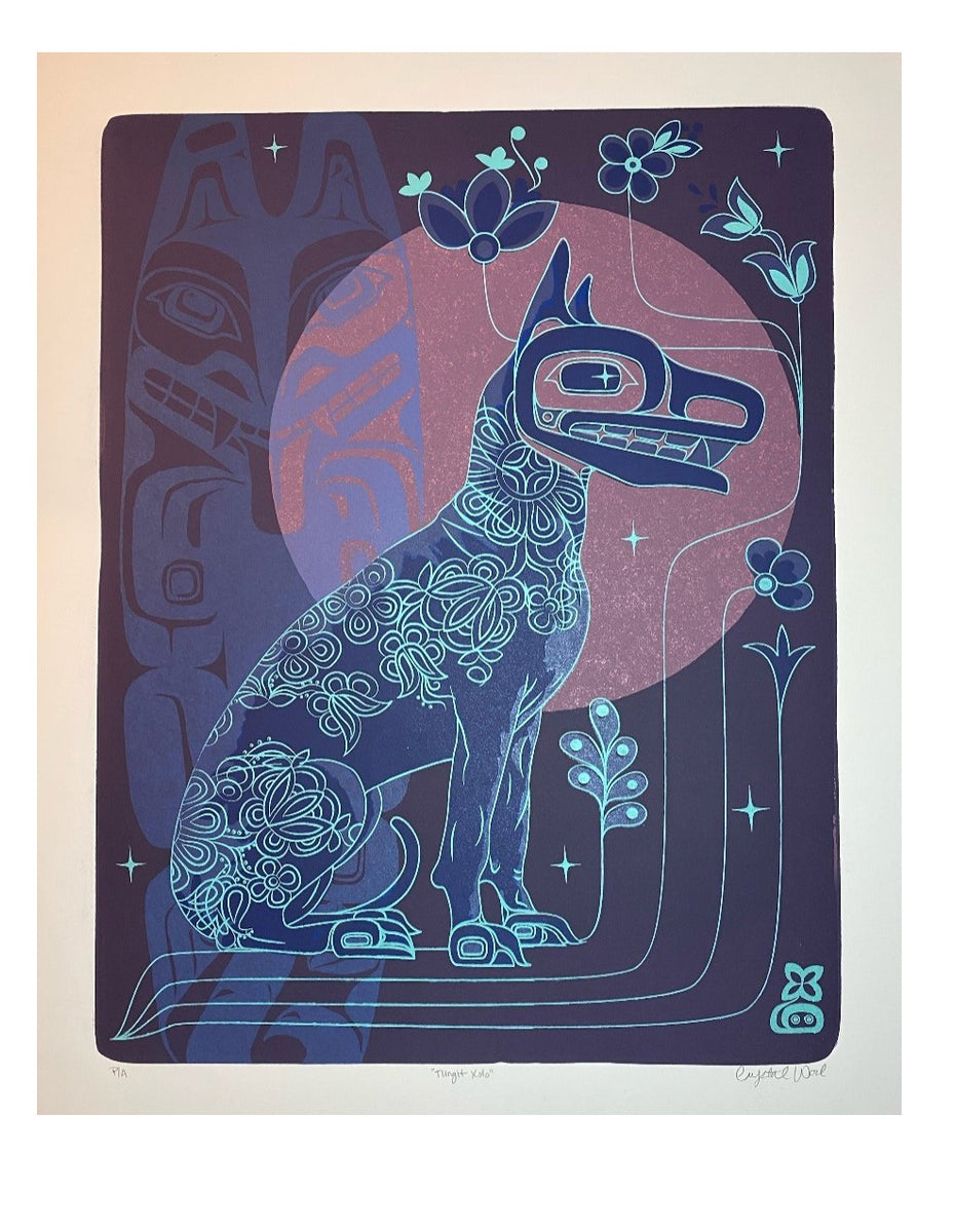 Tlingit Xolo Stone Lithograph – Trickster Company