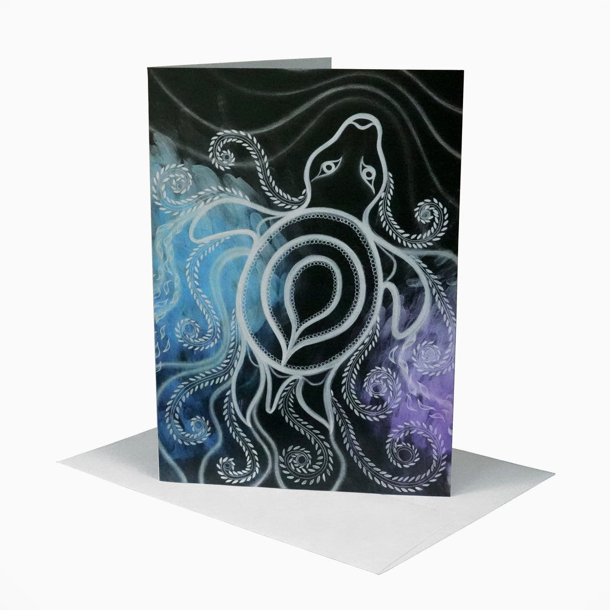 Beaded Seal Note Card Trickster Company