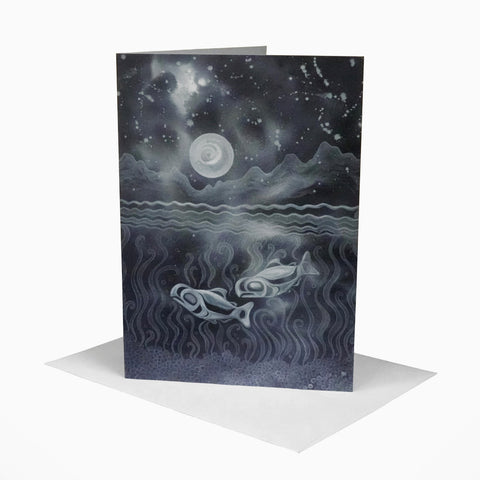 Silver Spawn Note Card