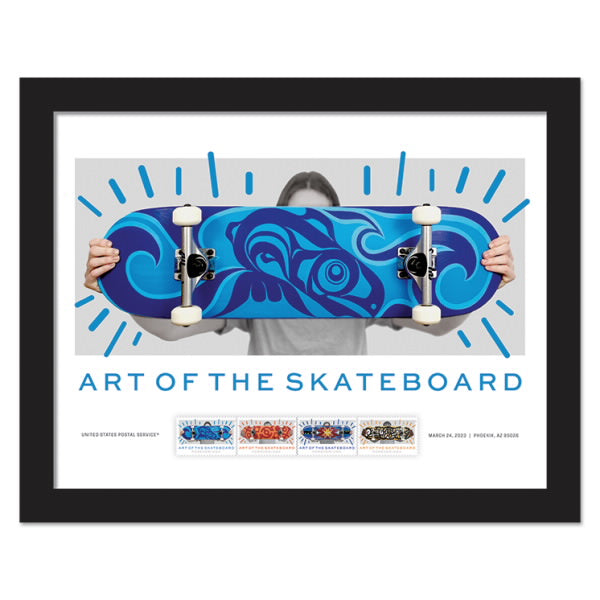 Art of the Skateboard Stamp Sheet