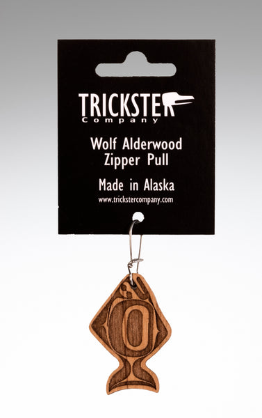 Alder Wood Zipper Pulls