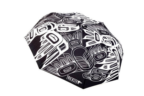 Eagle Raven Tessellation Umbrella
