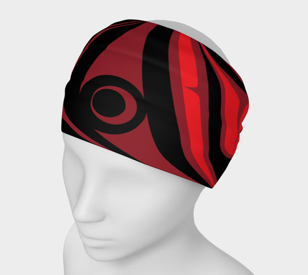 Red Transforming Raven Headband