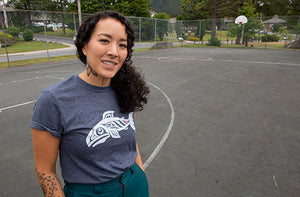 Crystal Worl Renovates a Sitka Basketball Court