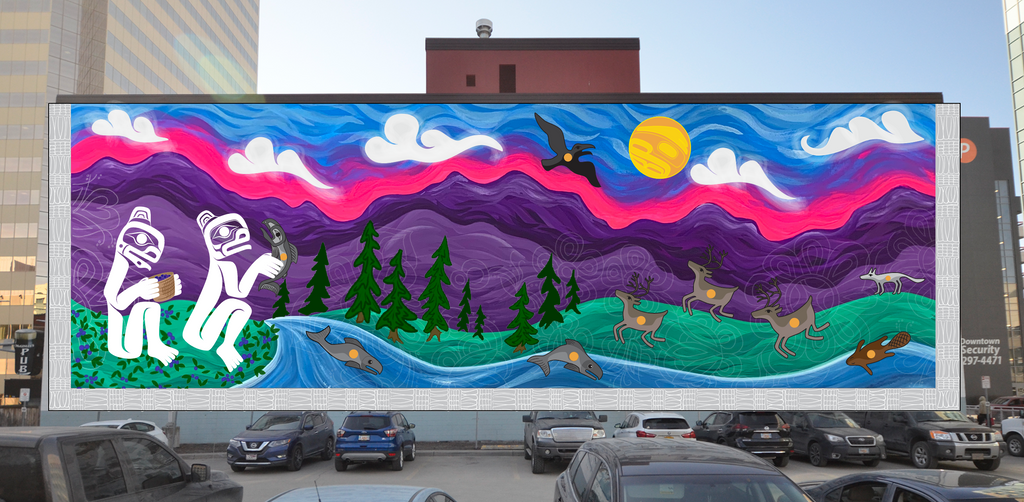 Crystal Worl to Design and Install a New Mural in Downtown Anchorage
