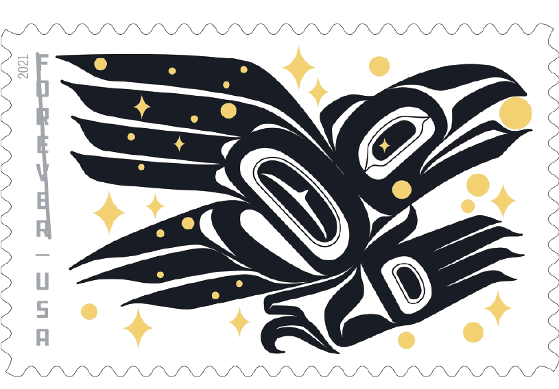 Raven Story Stamp