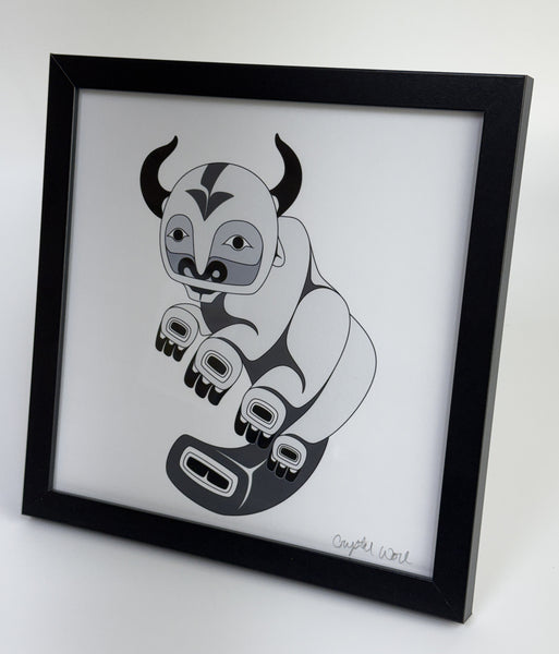 Geeks Giclée Prints 8" x 8" FRAMED