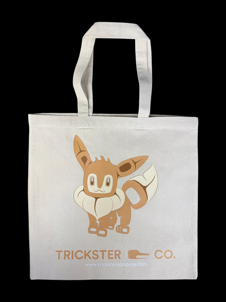 Geeks Canvas Tote Bags (Printed in Alaska!) NEW GEEK TOTES: EEVEE, SQUIRTLE AND SOOT SPRITES!