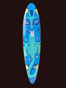 G̱ooch een.aax’w (Wolf Family) 40" Longboard