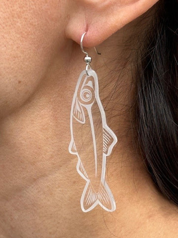 Herring Earrings with Argentium® Silver Ear Wire