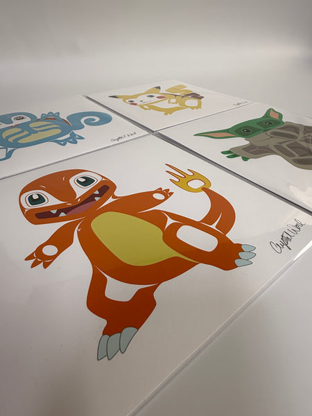 Geeks Giclée Prints 8" x 8" UNFRAMED