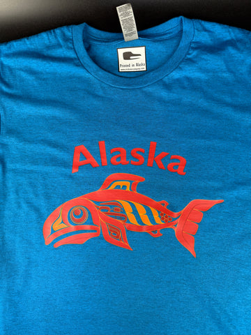 Salmon Alaska Tee (Printed in Alaska!)