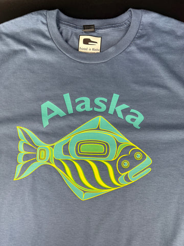 Halibut Alaska Tee (Printed in Alaska!)