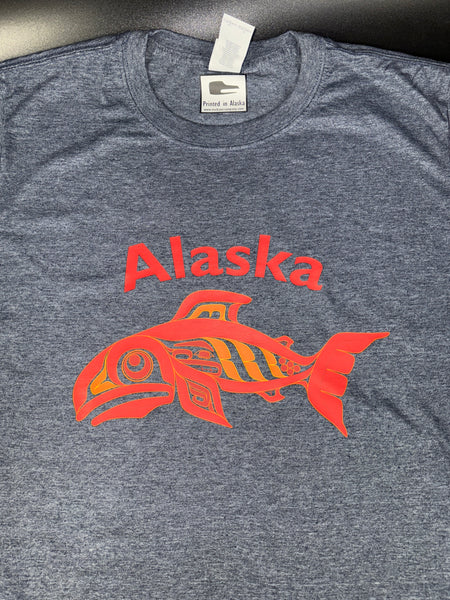 Salmon Alaska Tee (Printed in Alaska!)