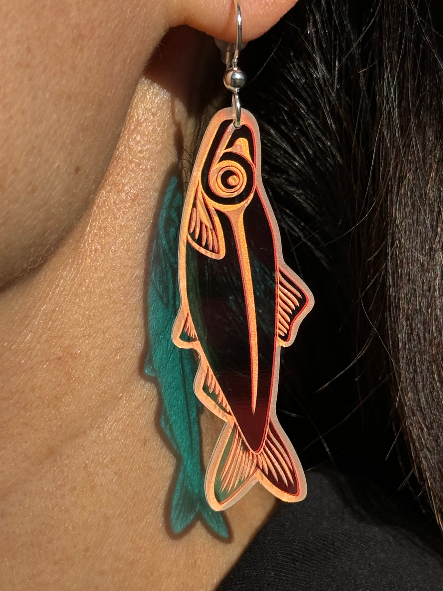 Herring Earrings with Argentium® Silver Ear Wire