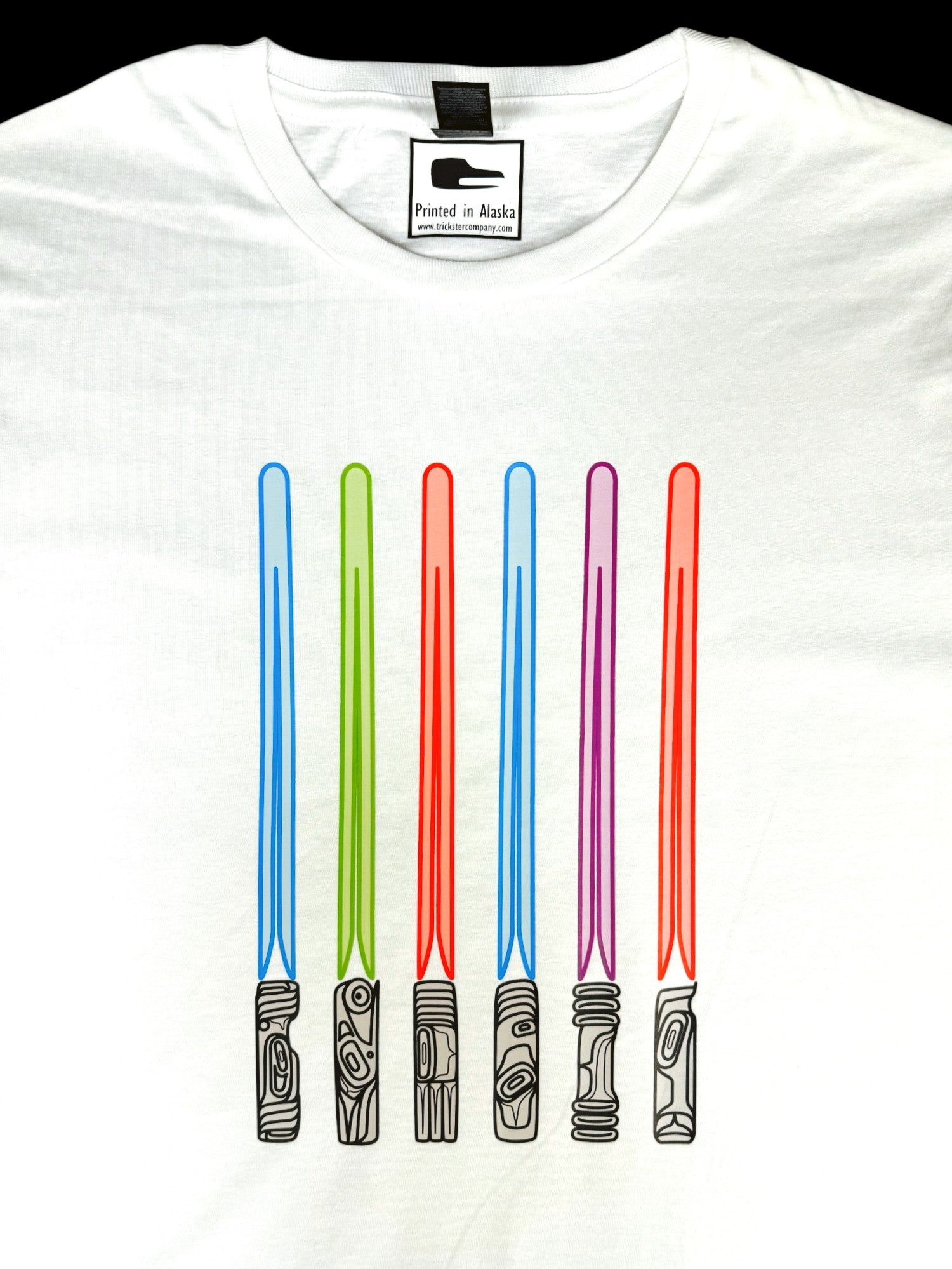 Lightsaber Tee (Printed in Alaska!) NEW DESIGN UPDATE