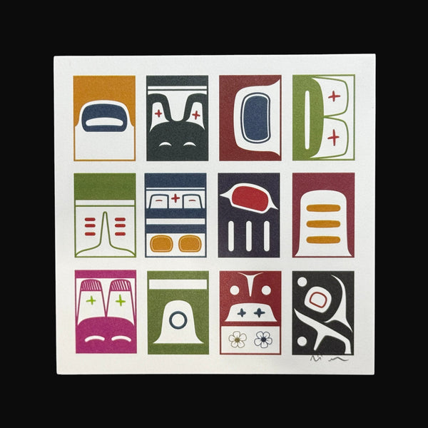 Tiny Prints 4" x4" UNFRAMED