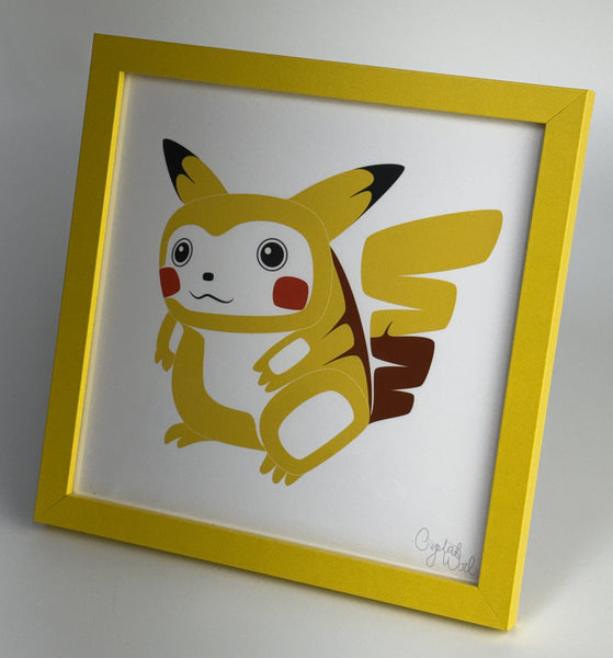 Geeks Giclée Prints 8" x 8" FRAMED