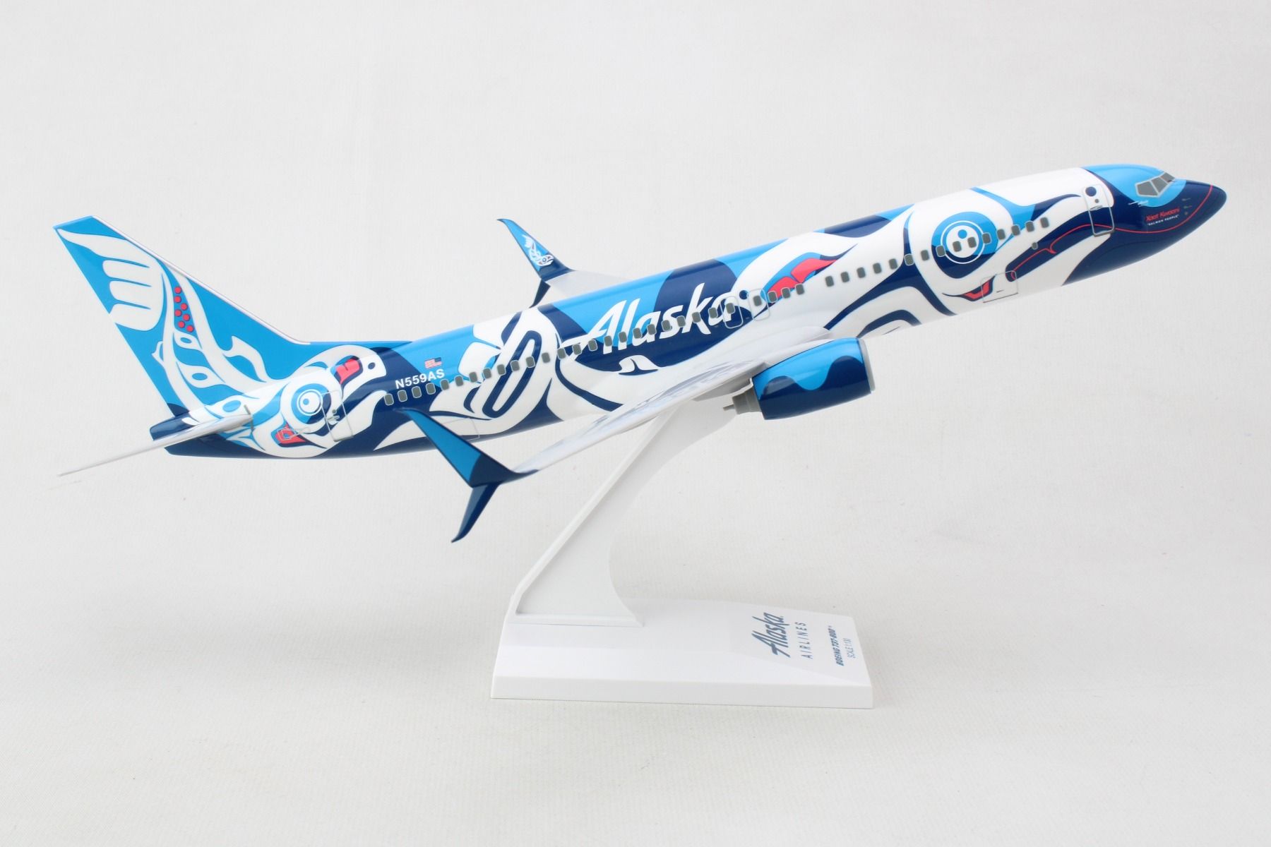 Alaska Airlines Xáat Kwáani (Salmon People) Model Aircraft (BACK IN STOCK!)
