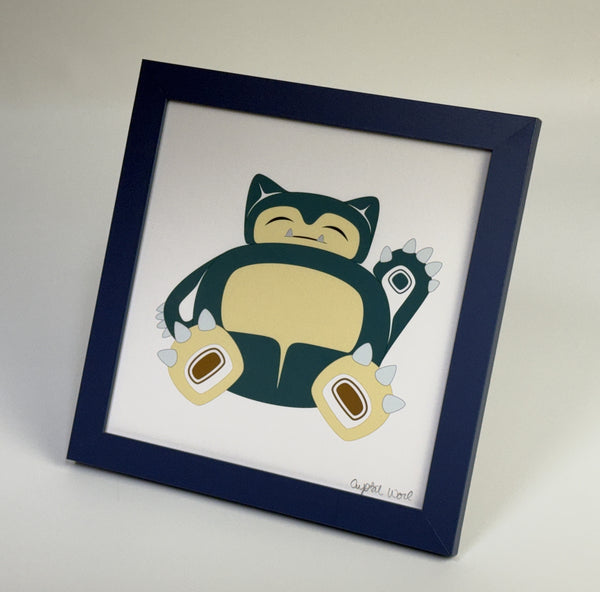 Geeks Giclée Prints 8" x 8" FRAMED