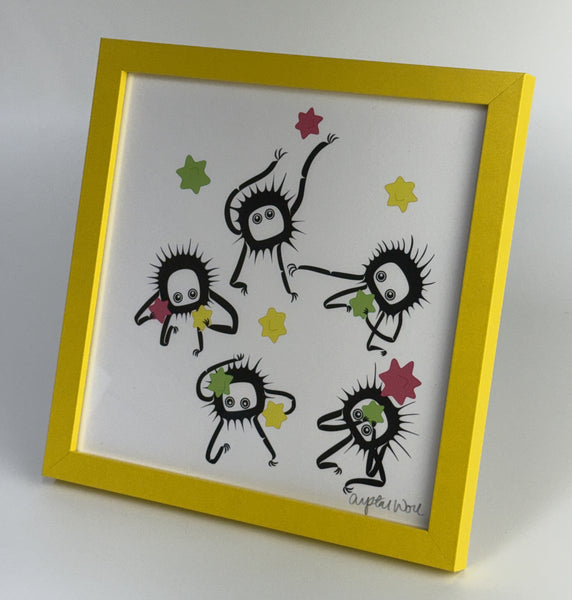 Geeks Giclée Prints 8" x 8" FRAMED