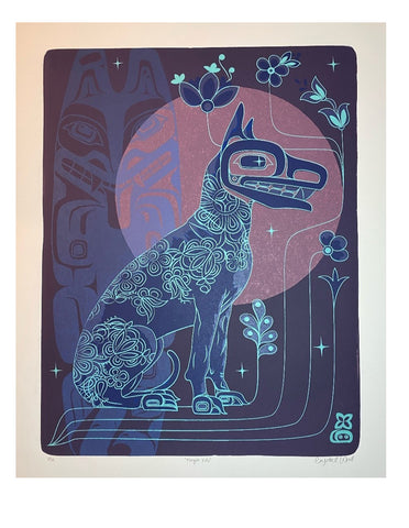 Tlingit Xolo Stone Lithograph