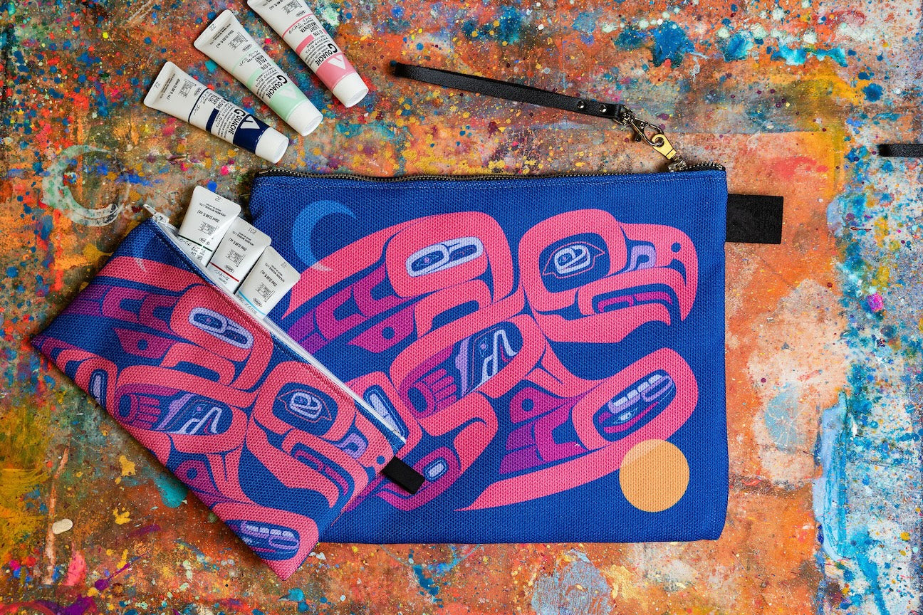 Pink Eagle Pencil Pouch