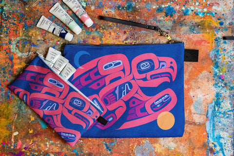 Pink Eagle Pencil Pouch