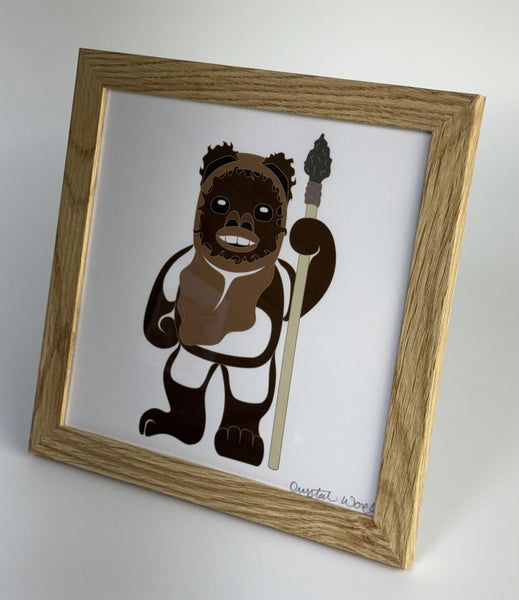 Geeks Giclée Prints 8" x 8" FRAMED