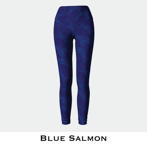 Blue Salmon Leggings