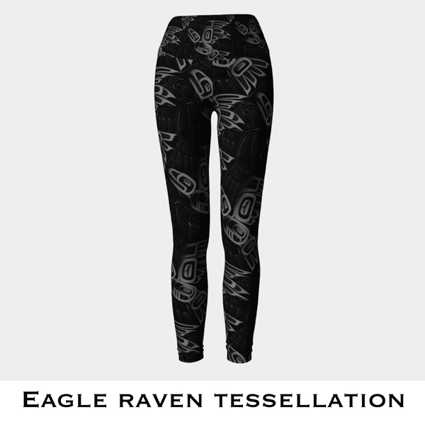 Eagle and Raven Tessellation Leggings