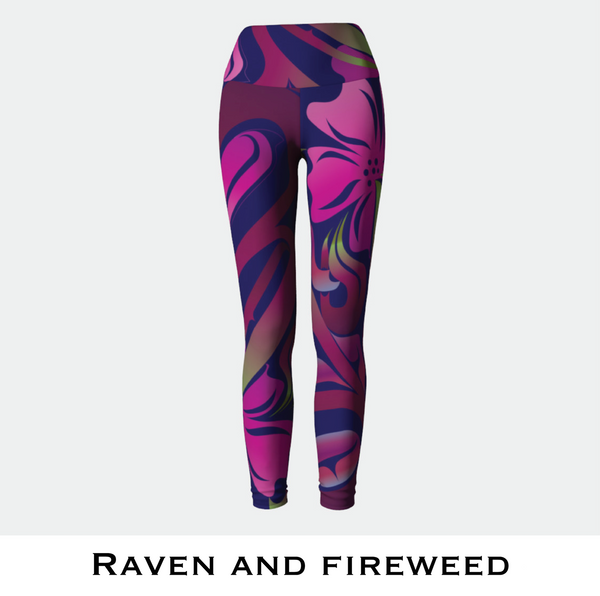 Raven and Fireweed Leggings