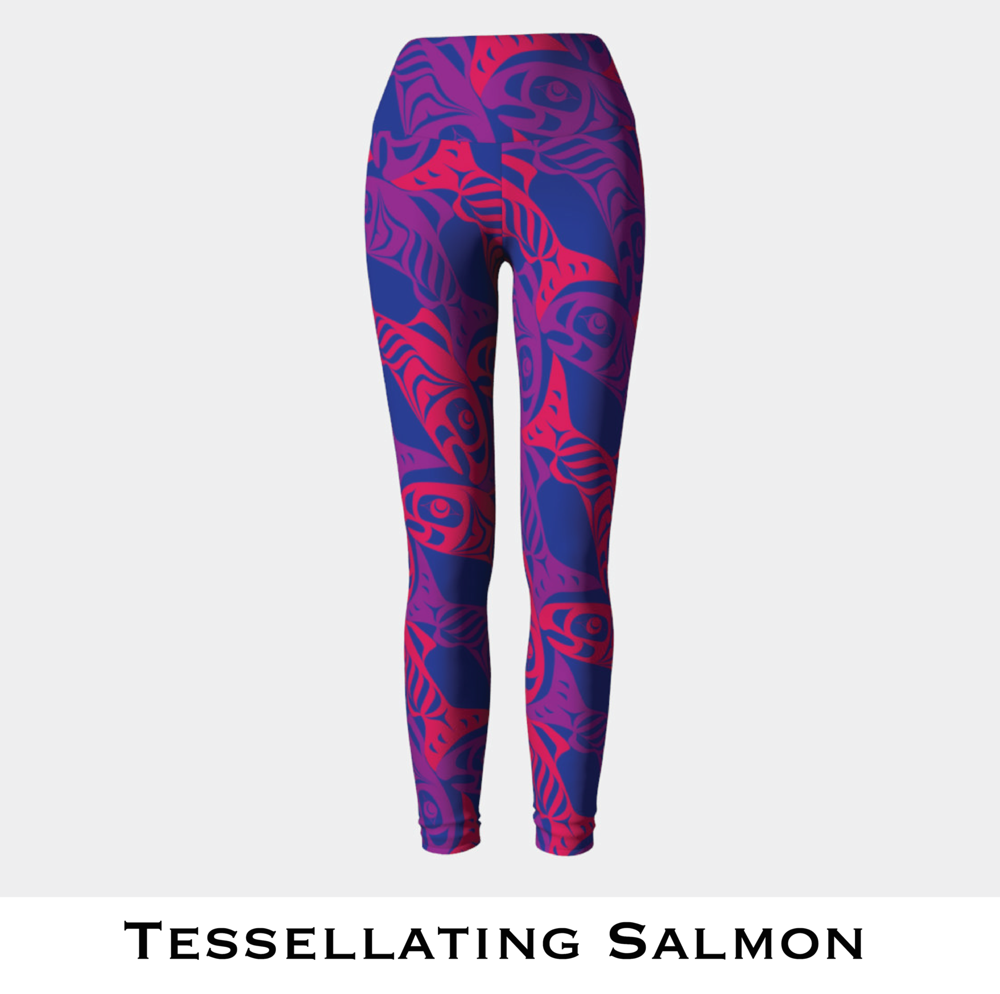 Salmon Tessellation Leggings – Trickster Company