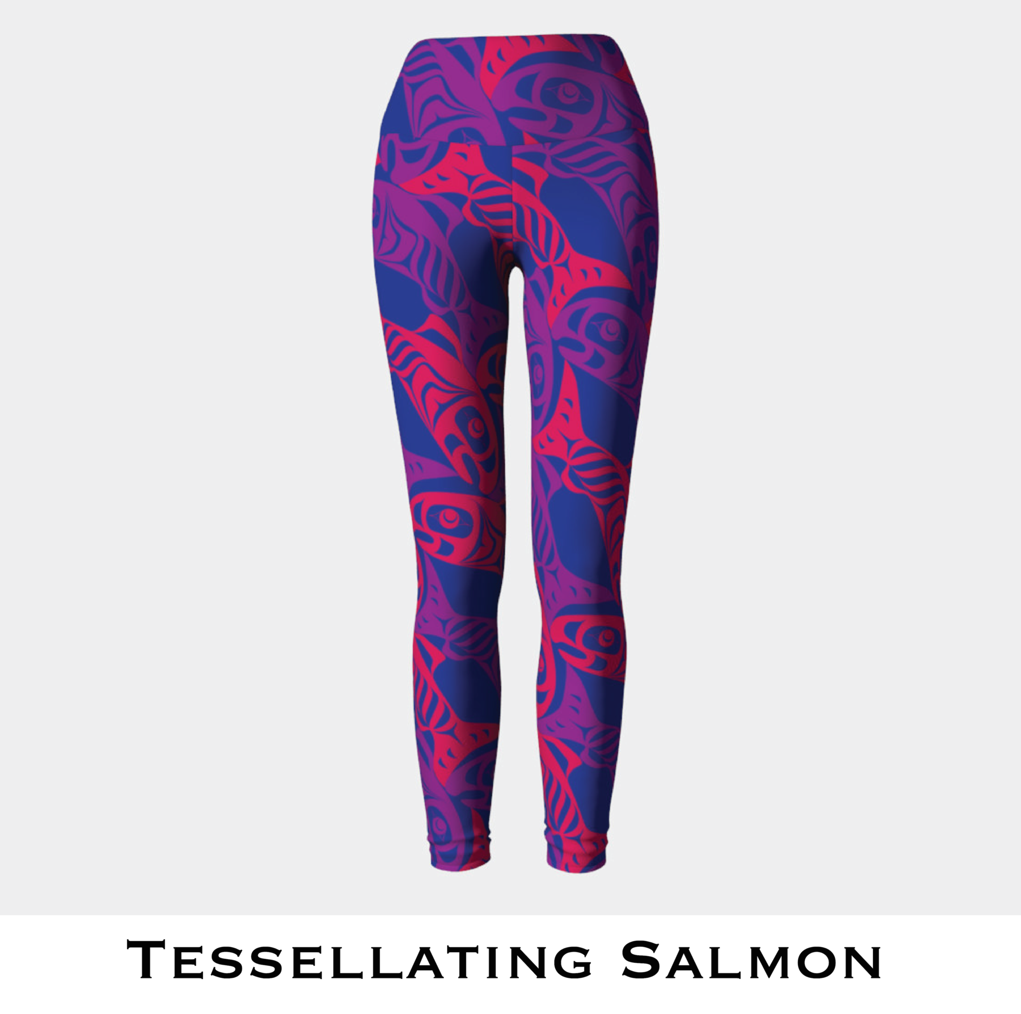 Salmon leggings sales