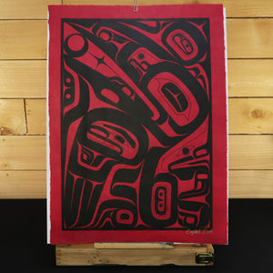 Raven Moon & Stars Silkscreen Prints