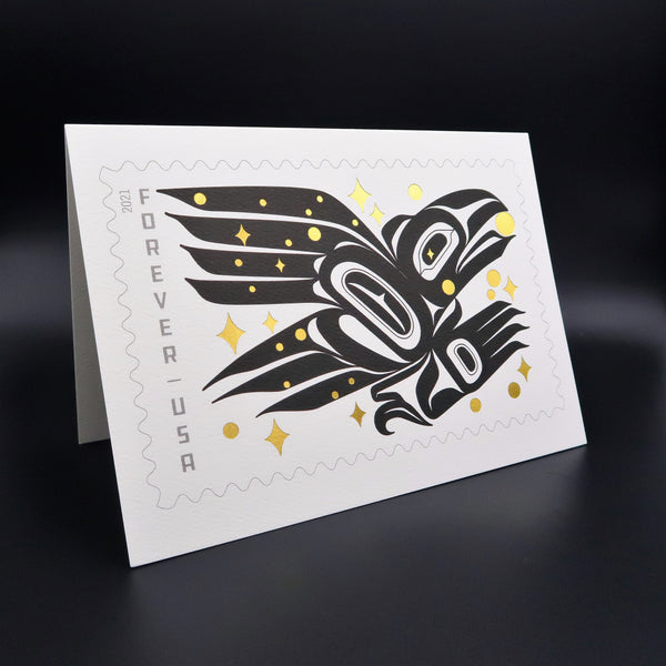 Raven Story Stamp Note Card