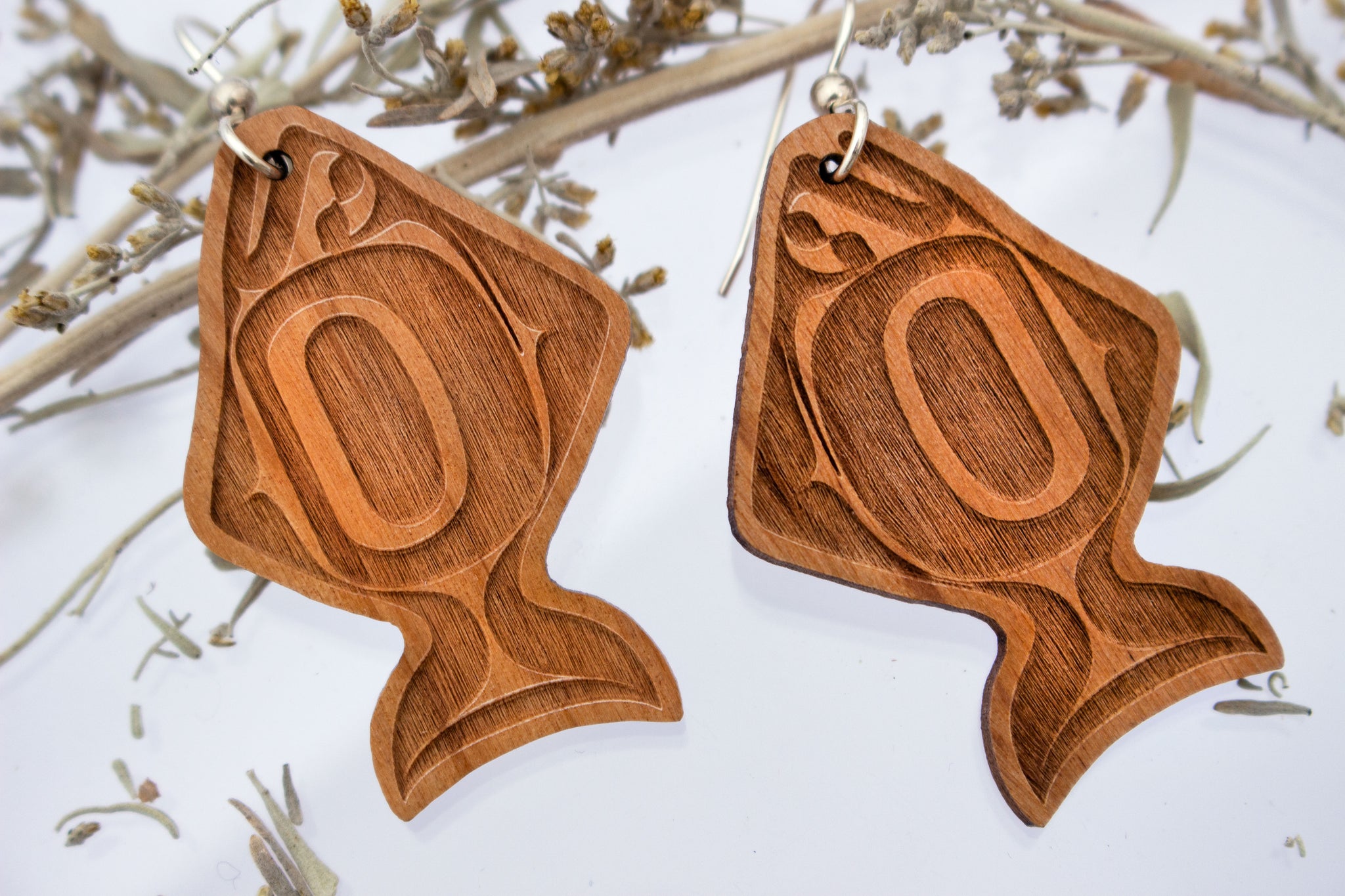 Alder Wood Earrings - Assorted Styles