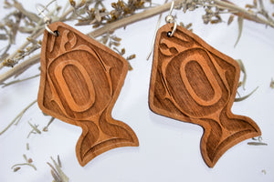 Alder Wood Earrings - Assorted Styles