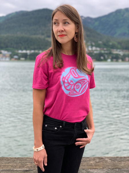 Circle Salmon Tee (Printed in Alaska!)