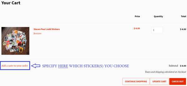 Steven Paul Judd Stickers