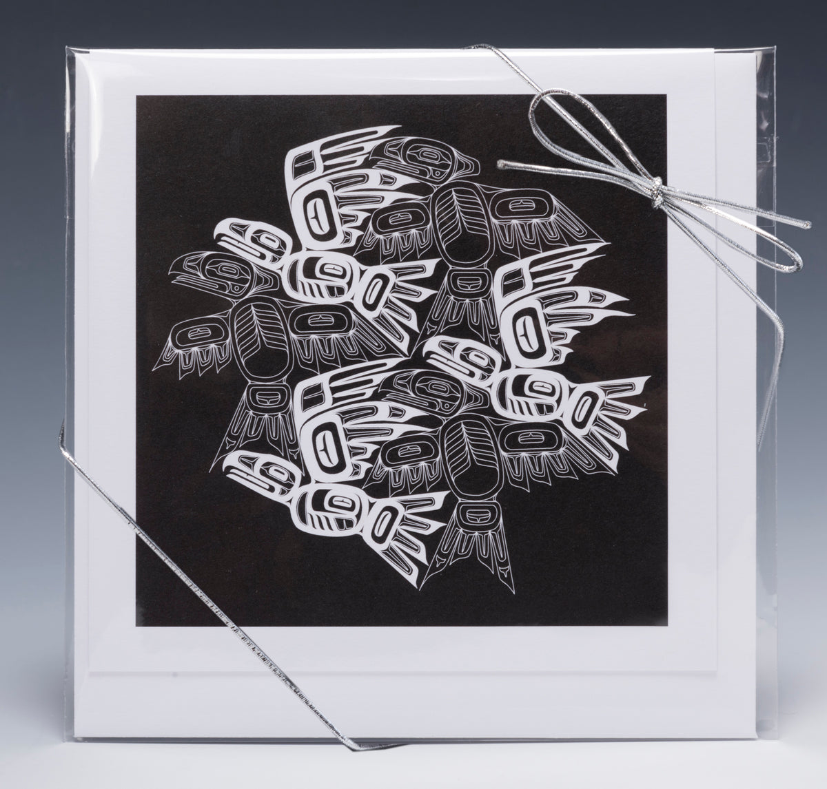 Tessellation Note Card Eagle Raven Tessellation Note Card – Trickster Company