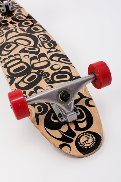 Add-on Wheels and Grip Tape for LONGBOARD