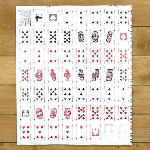Trickster Co. Playing Cards Uncut Sheets