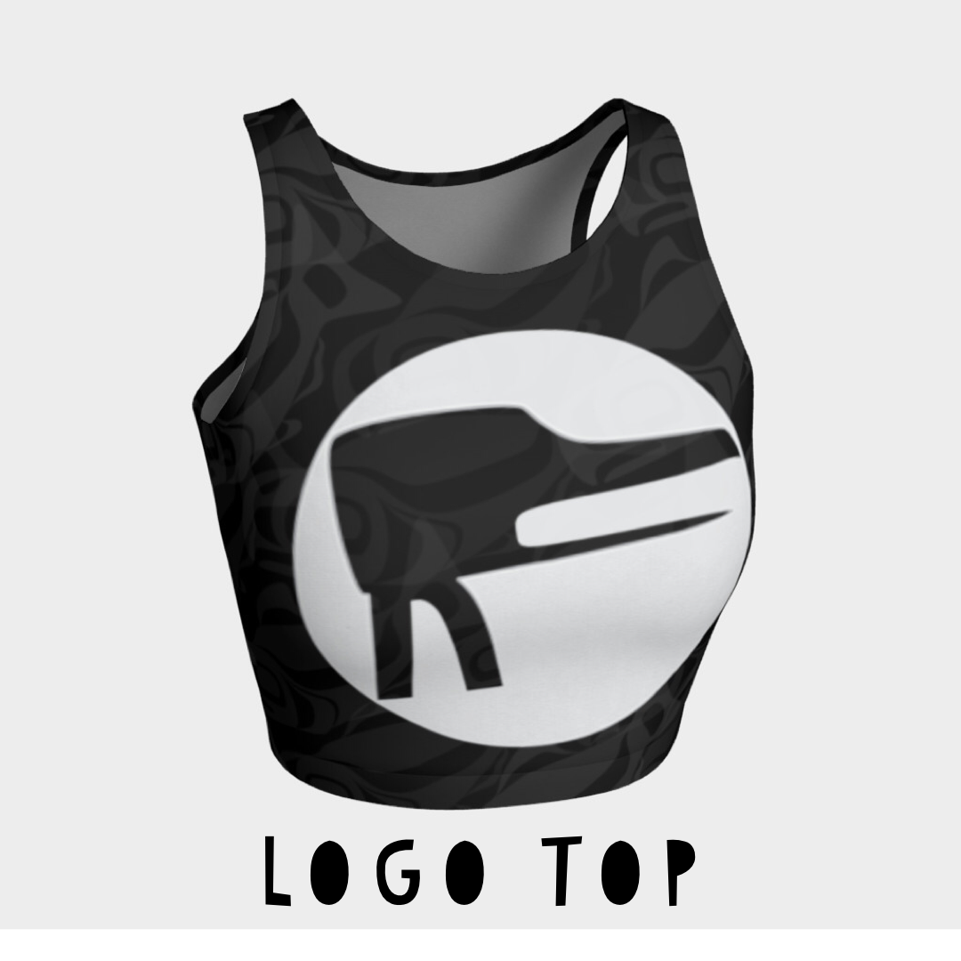 Trickster Logo Crop Top