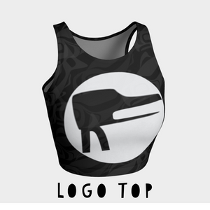 Trickster Logo Crop Top