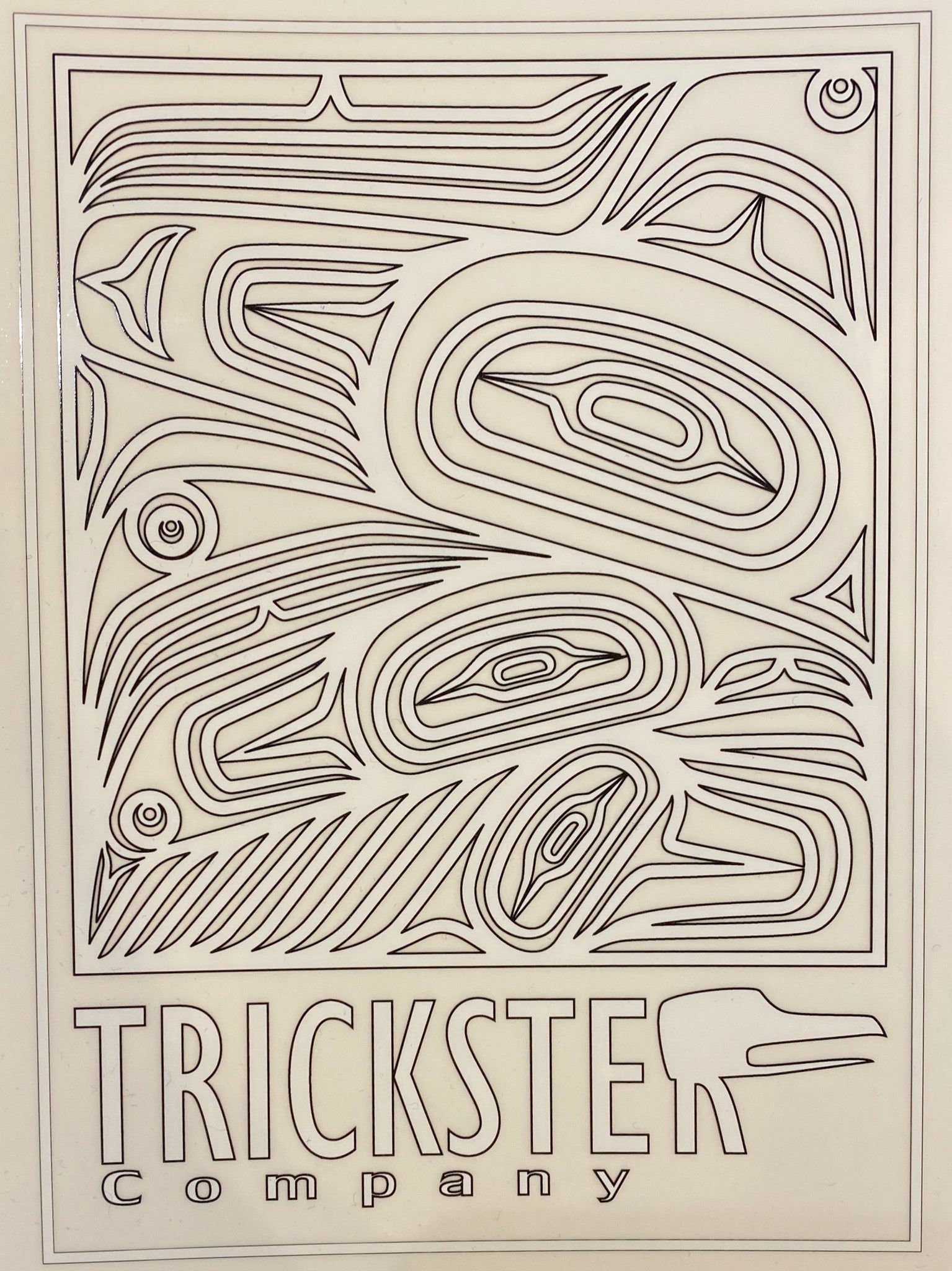 Trickster Logo Decorative Sticker