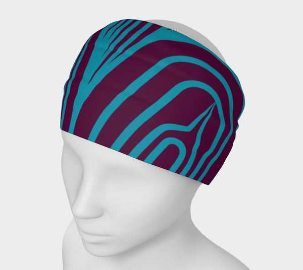Blue Transforming Raven Headband