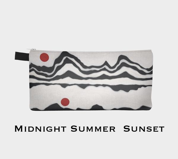 Midnight Summer Sunset Pencil Pouch