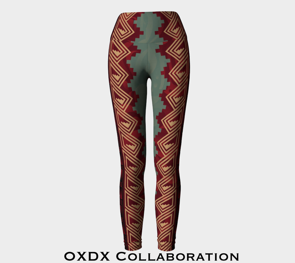 Tribal Print Leggings, Multi color leggings